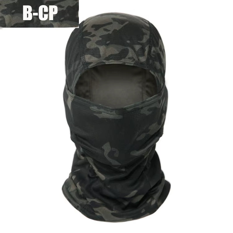 Multicam Tactical Balaclava – Full Face Camouflage Mask for Cycling, Hunting & Outdoor Use