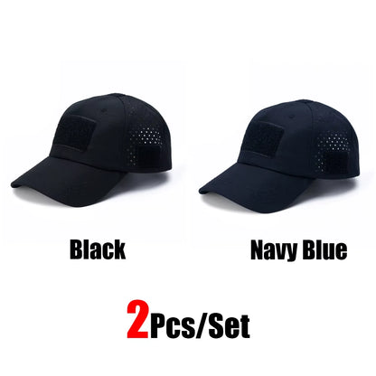 Camo Tactical Cap – Velcro Front Patch & Sunglass Slot