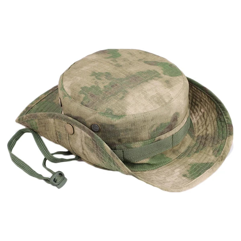 Camouflage Boonie Hat – Outdoor Sun‑Protective Bucket Cap