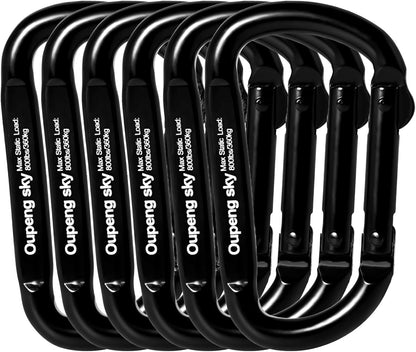 Heavy‑Duty Carabiner Clip – 13kN / 800 lb Rated