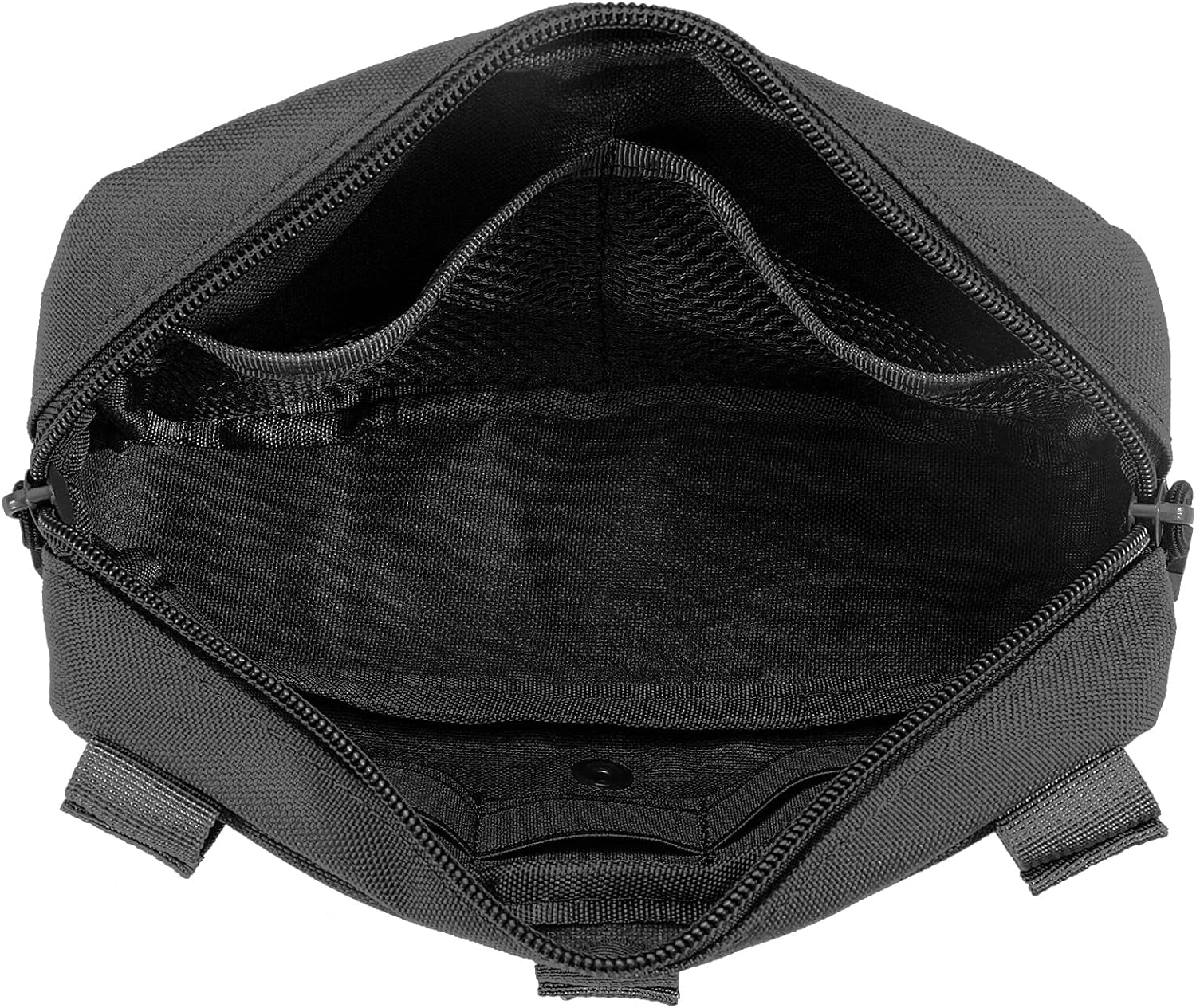 Tactical MOLLE Admin Pouch – Laser‑Cut EDC Utility Bag w/ Flag Patch & Keychain