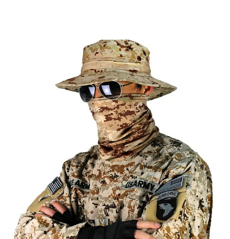 Camouflage Boonie Hat – Outdoor Sun‑Protective Bucket Cap