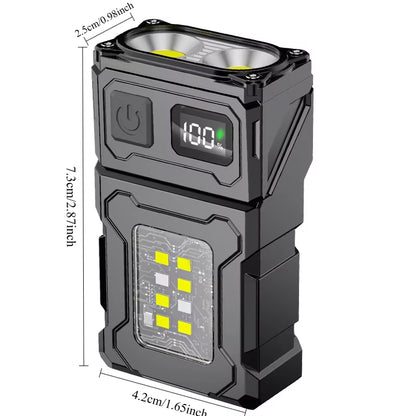 Portable LED Work Light – Adjustable Angle, Magnetic, USB Powered