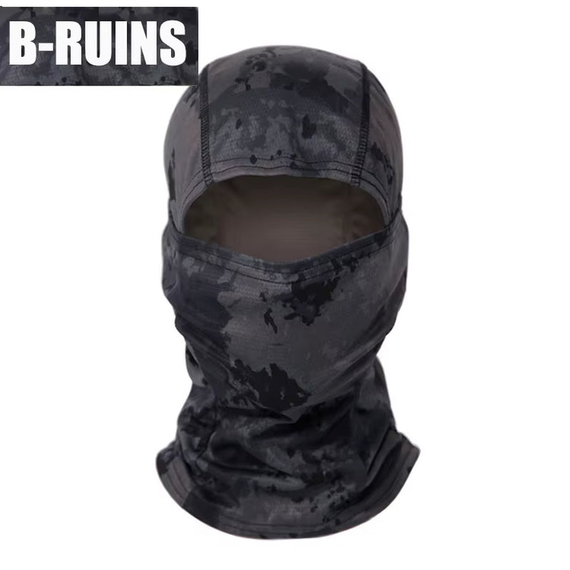 Multicam Tactical Balaclava – Full Face Camouflage Mask for Cycling, Hunting & Outdoor Use