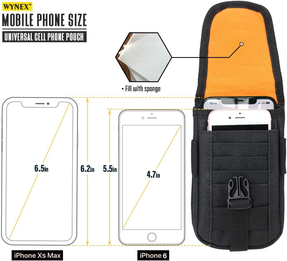 Tactical MOLLE Phone Pouch – EDC Belt Holster