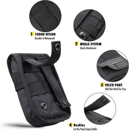 Tactical MOLLE Phone Pouch – EDC Belt Holster