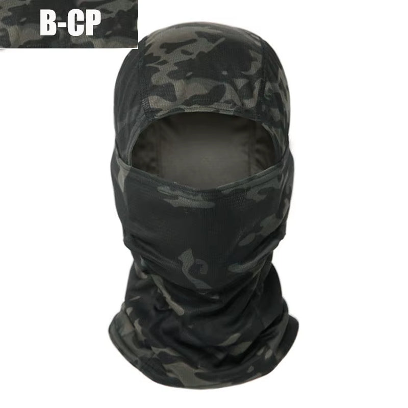 Multicam Tactical Balaclava – Full Face Camouflage Mask for Cycling, Hunting & Outdoor Use