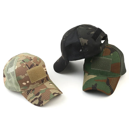 Mesh Breathable Baseball Cap – Summer Ventilated Hat with Patch‑Ready Front Panel