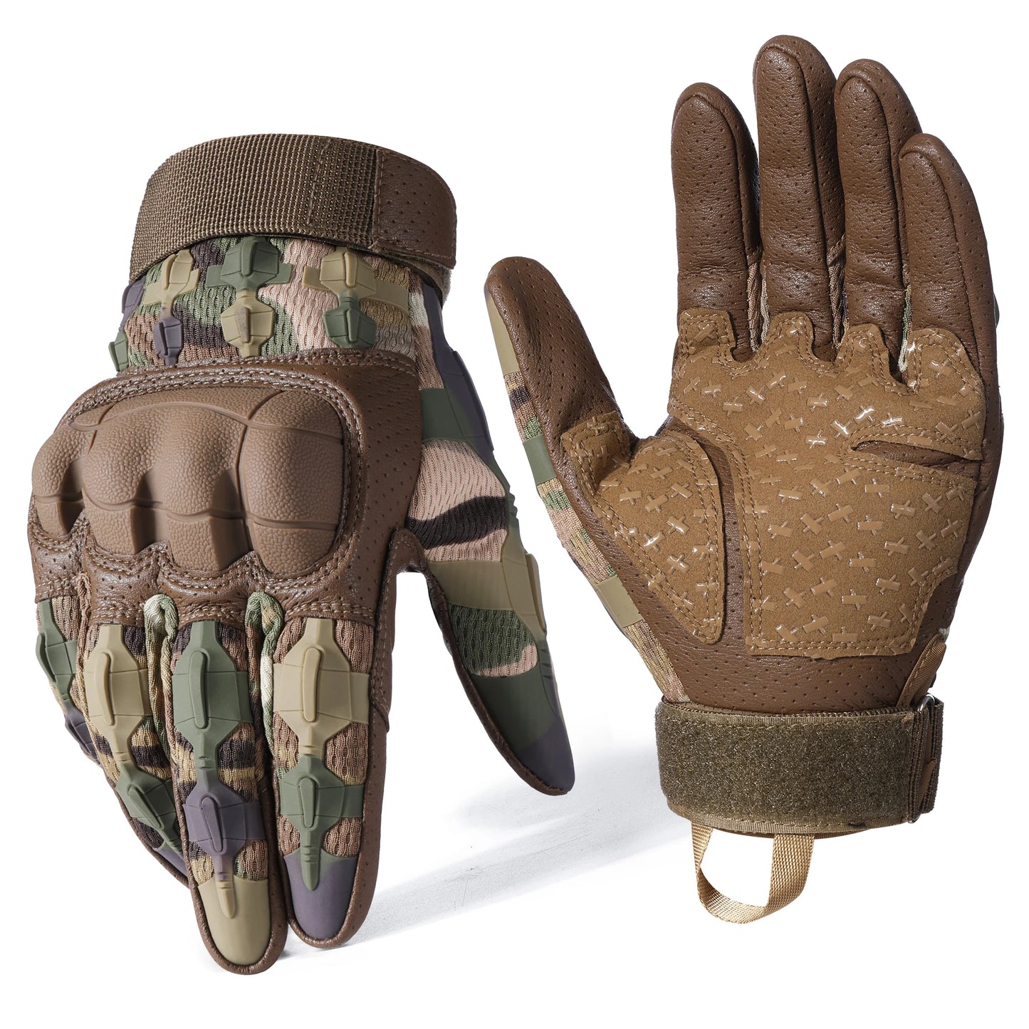 Hard‑Knuckle Tactical Gloves – Touchscreen Outdoor Riding & Shooting Protection