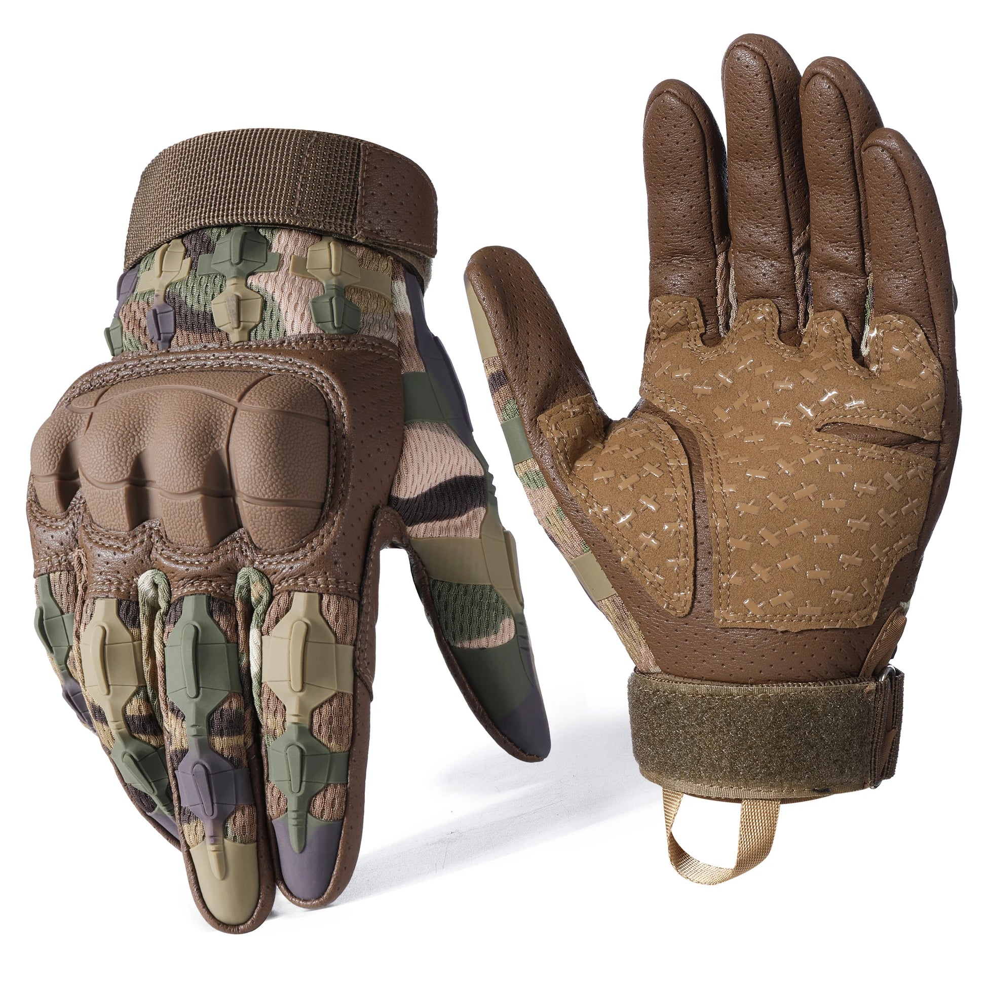 Hard‑Knuckle Tactical Gloves – Touchscreen Outdoor Riding & Shooting Protection
