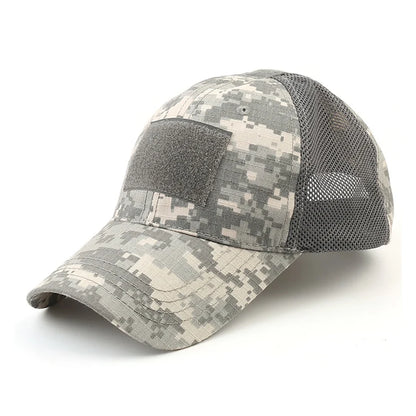 Mesh Breathable Baseball Cap – Summer Ventilated Hat with Patch‑Ready Front Panel