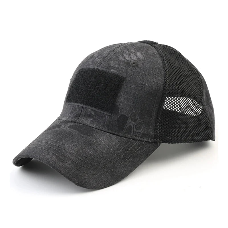 Mesh Breathable Baseball Cap – Summer Ventilated Hat with Patch‑Ready Front Panel