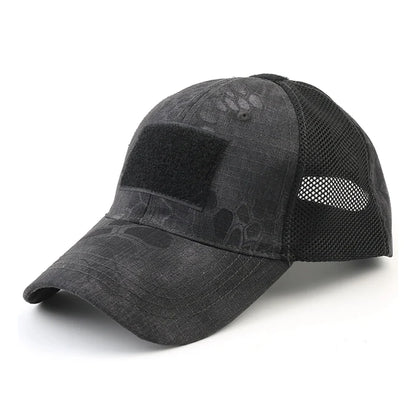 Mesh Breathable Baseball Cap – Summer Ventilated Hat with Patch‑Ready Front Panel
