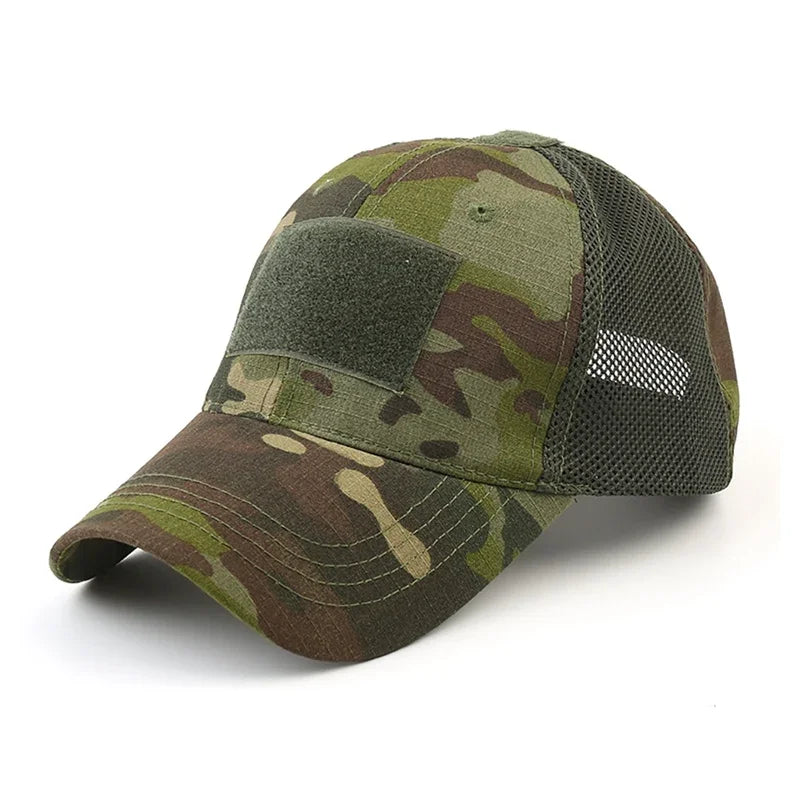 Mesh Breathable Baseball Cap – Summer Ventilated Hat with Patch‑Ready Front Panel