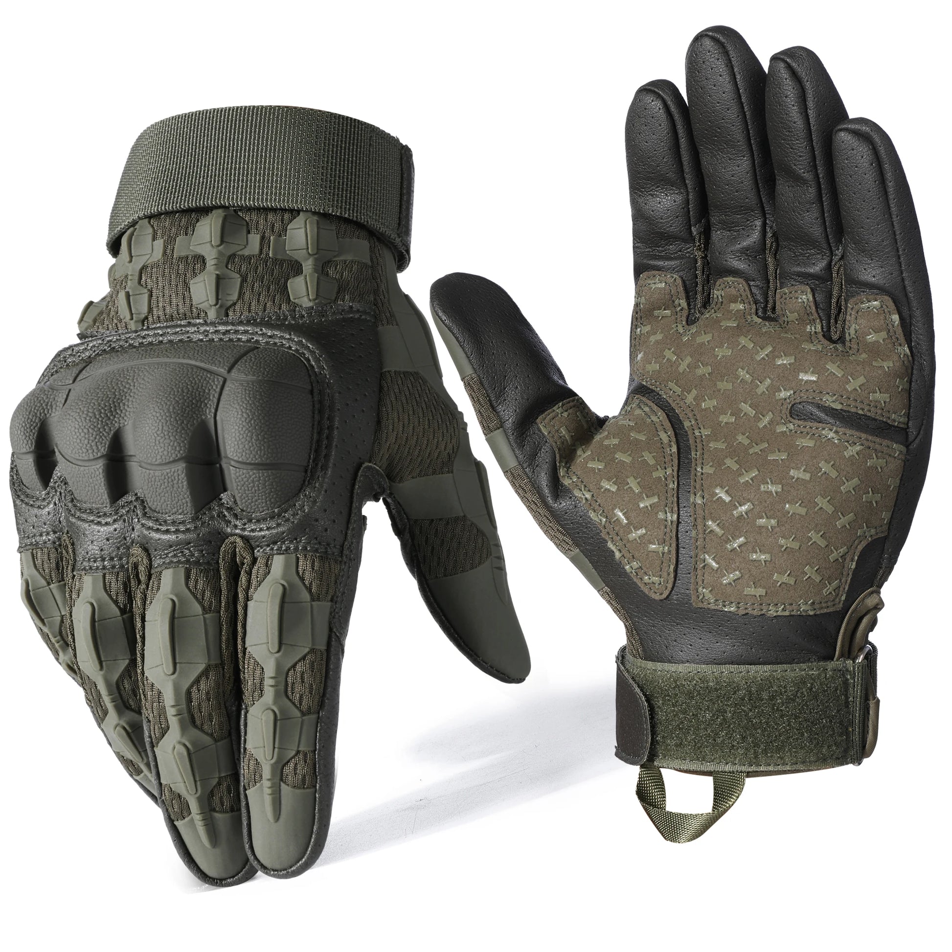 Hard‑Knuckle Tactical Gloves – Touchscreen Outdoor Riding & Shooting Protection