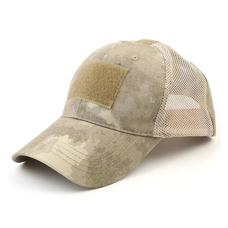 Mesh Breathable Baseball Cap – Summer Ventilated Hat with Patch‑Ready Front Panel