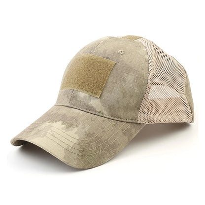 Mesh Breathable Baseball Cap – Summer Ventilated Hat with Patch‑Ready Front Panel