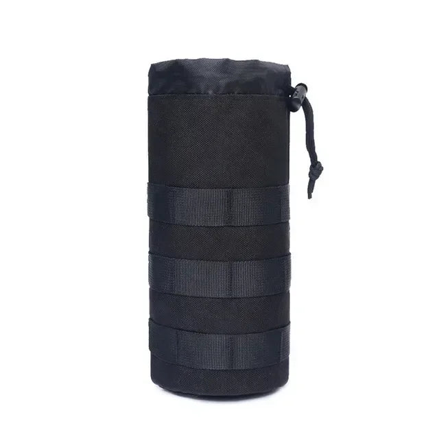 Water Bottle Pouch – Outdoor Camo Drawstring Holder & Storage Bag