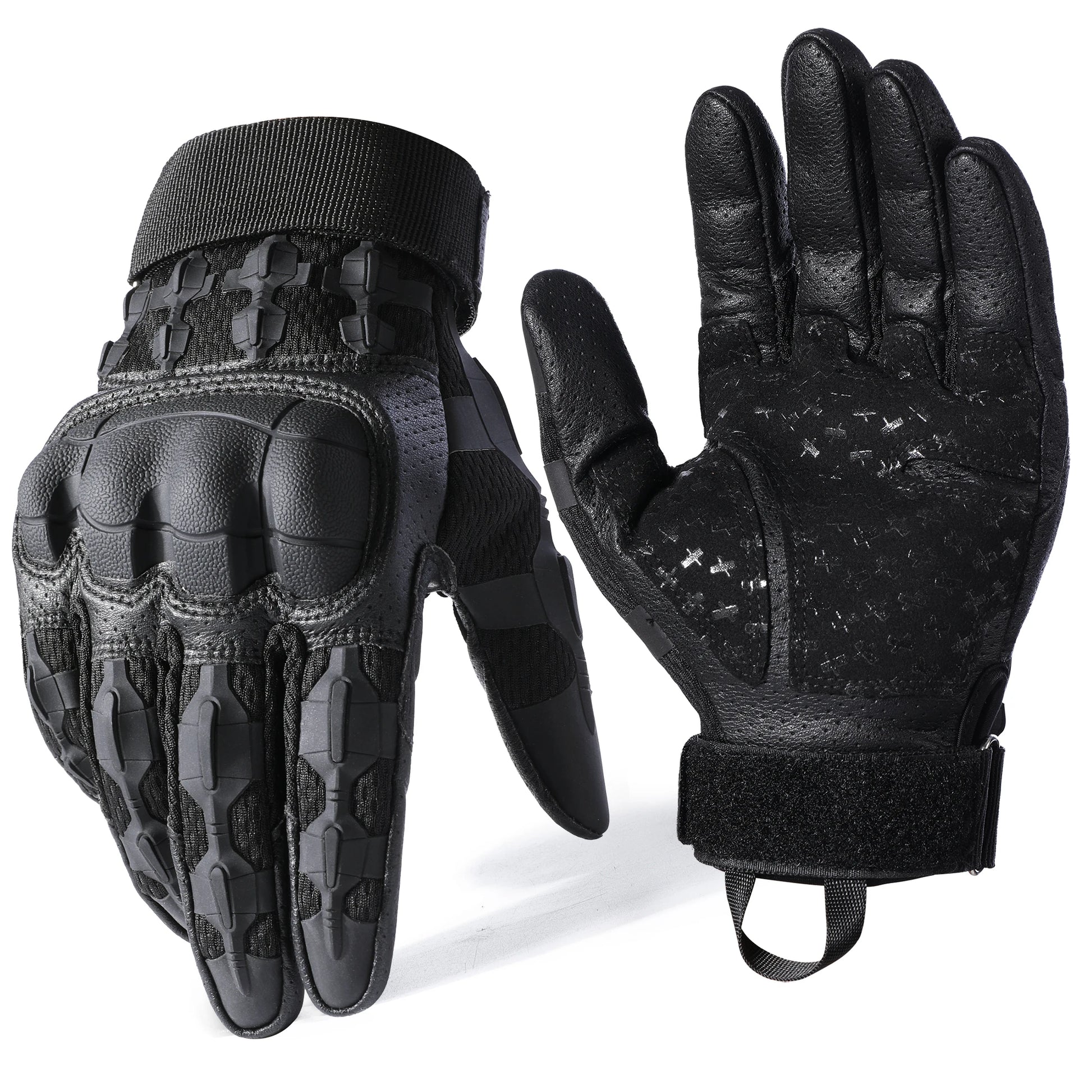 Hard‑Knuckle Tactical Gloves – Touchscreen Outdoor Riding & Shooting Protection