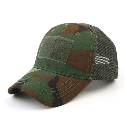 Mesh Breathable Baseball Cap – Summer Ventilated Hat with Patch‑Ready Front Panel