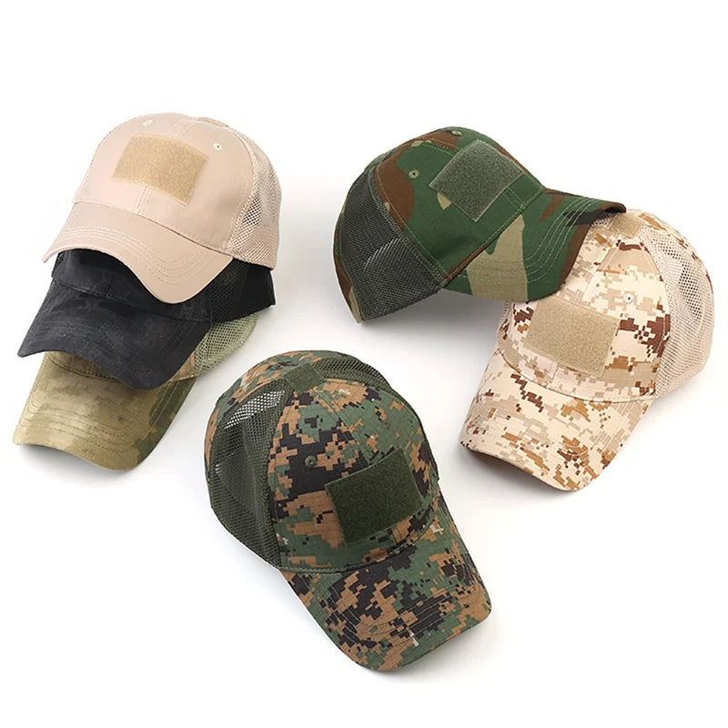 Mesh Breathable Baseball Cap – Summer Ventilated Hat with Patch‑Ready Front Panel