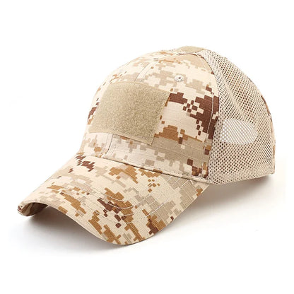 Mesh Breathable Baseball Cap – Summer Ventilated Hat with Patch‑Ready Front Panel