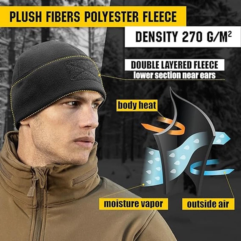 Windproof Cold‑Weather Beanie – Warm, Breathable Knit Hat for Outdoor Wear