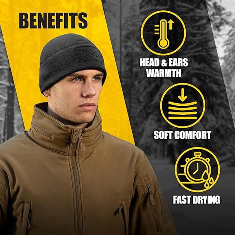 Windproof Cold‑Weather Beanie – Warm, Breathable Knit Hat for Outdoor Wear