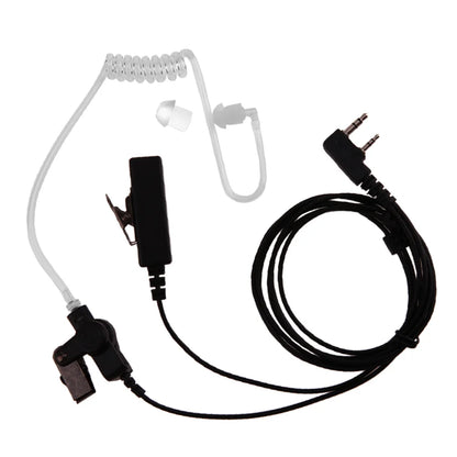 For Baofeng Kenwood UV-5R Radios Microphone Earphone Earbud Earpiece Headphone 2 Pin Covert Acoustic Tube Earpiece Headset Mic