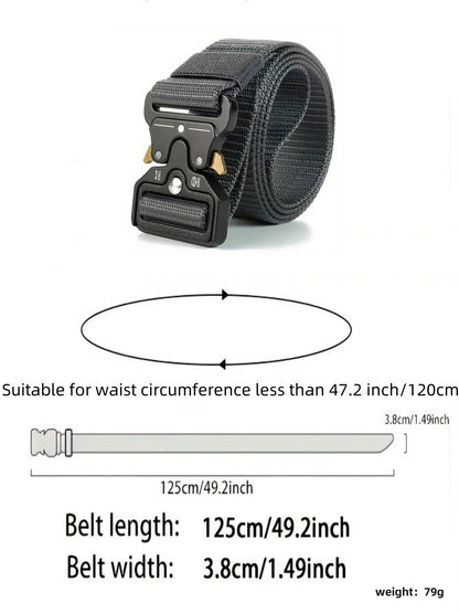 Tactical Quick‑Release Training Belt – Durable Unisex EDC Waist Belt