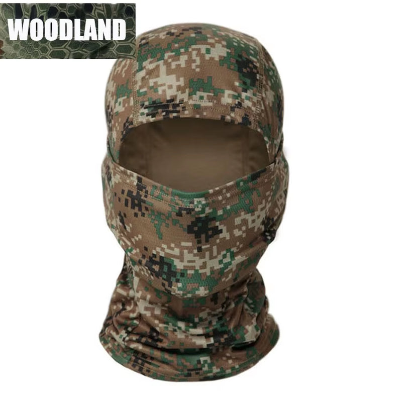 Multicam Tactical Balaclava – Full Face Camouflage Mask for Cycling, Hunting & Outdoor Use