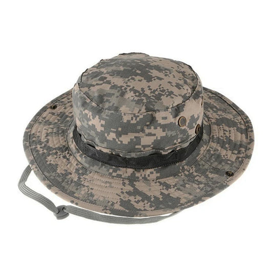 Camouflage Boonie Hat – Outdoor Sun‑Protective Bucket Cap