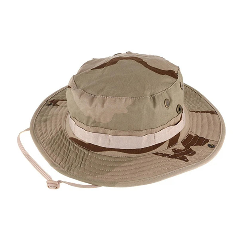 Camouflage Boonie Hat – Outdoor Sun‑Protective Bucket Cap