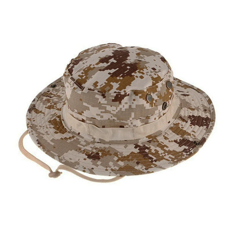 Camouflage Boonie Hat – Outdoor Sun‑Protective Bucket Cap