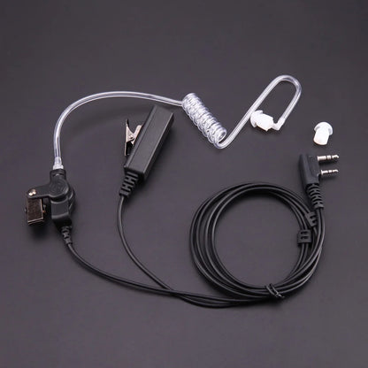 For Baofeng Kenwood UV-5R Radios Microphone Earphone Earbud Earpiece Headphone 2 Pin Covert Acoustic Tube Earpiece Headset Mic
