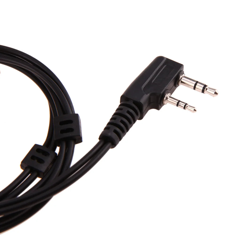 For Baofeng Kenwood UV-5R Radios Microphone Earphone Earbud Earpiece Headphone 2 Pin Covert Acoustic Tube Earpiece Headset Mic