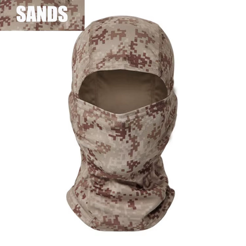 Multicam Tactical Balaclava – Full Face Camouflage Mask for Cycling, Hunting & Outdoor Use