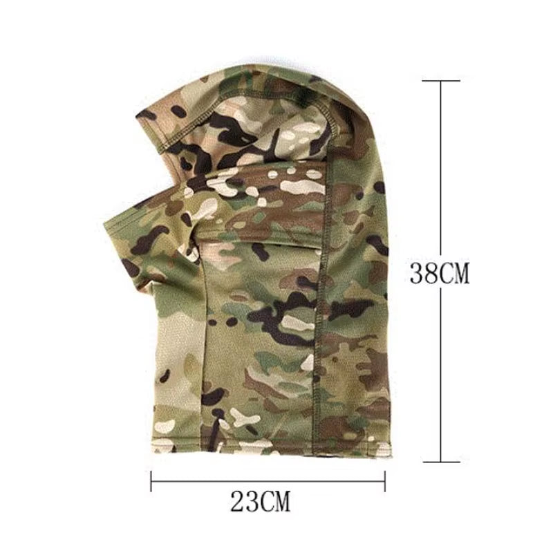 Multicam Tactical Balaclava – Full Face Camouflage Mask for Cycling, Hunting & Outdoor Use