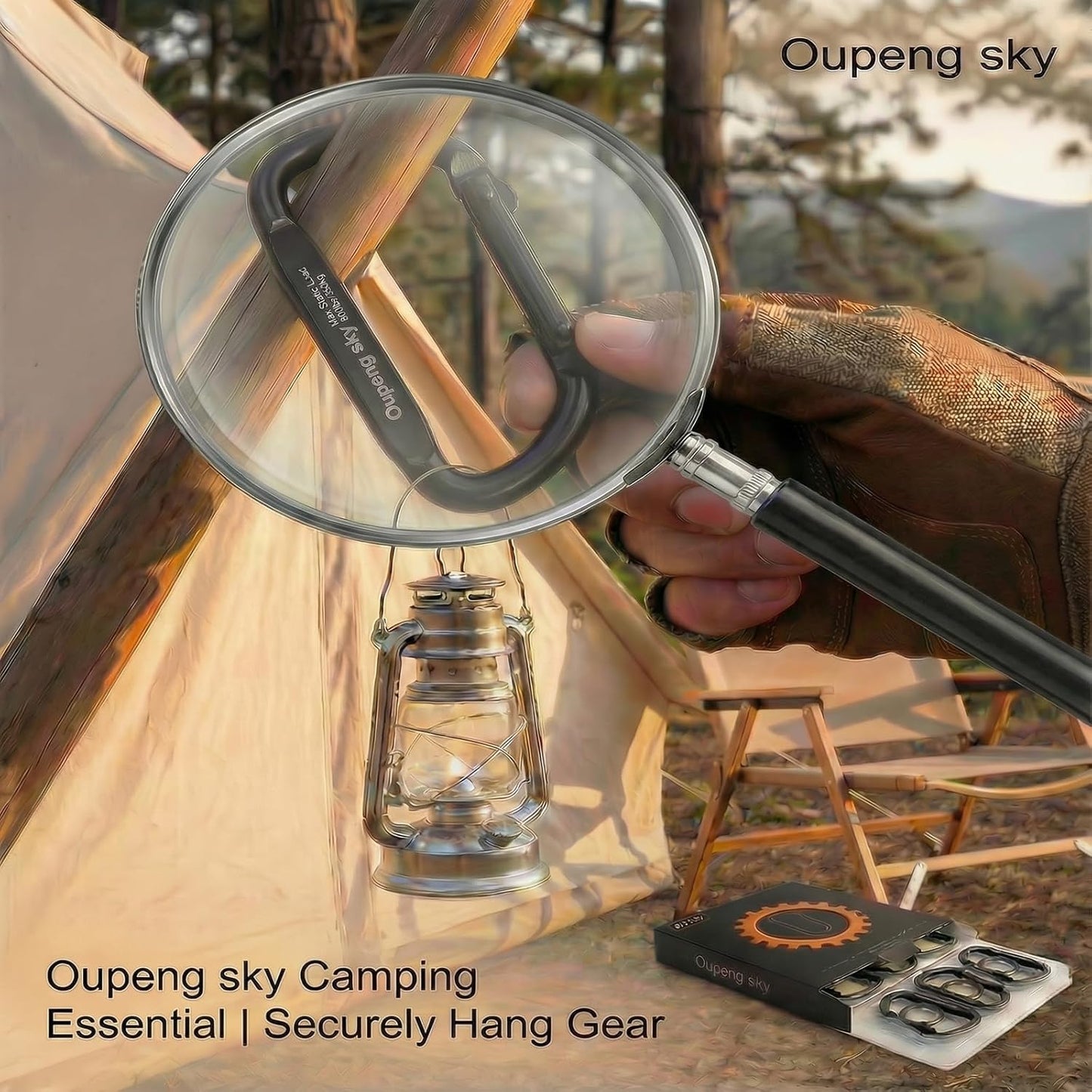 Heavy‑Duty Carabiner Clip – 13kN / 800 lb Rated