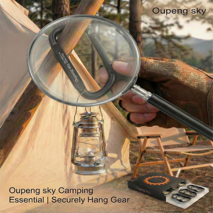 Heavy‑Duty Carabiner Clip – 13kN / 800 lb Rated